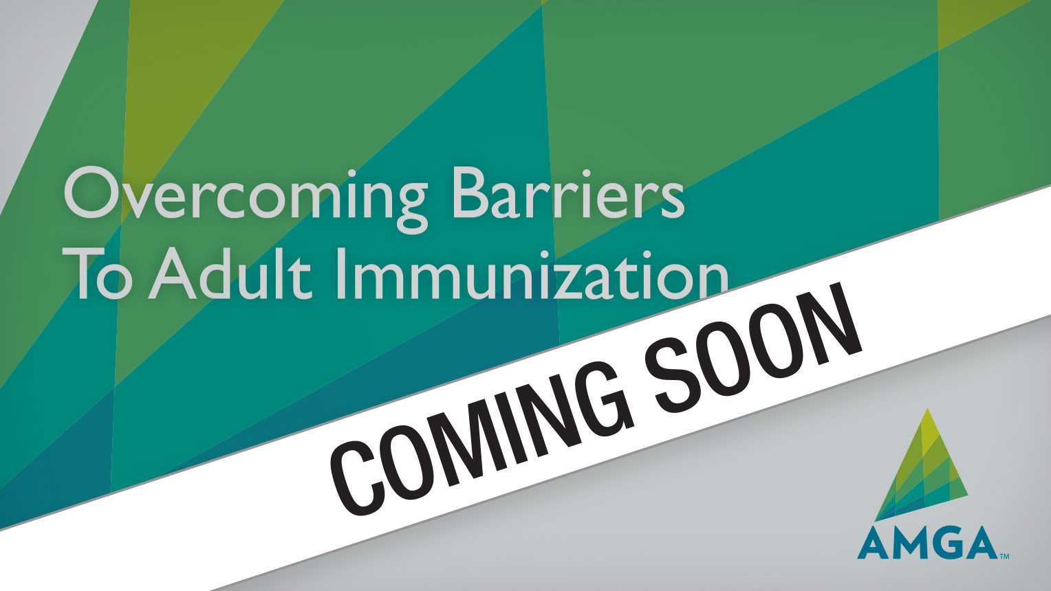 Overcoming barriers to adult immunization webinar Overcoming barriers to adult immunization webinar
